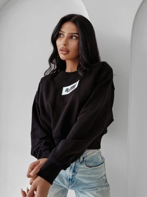 Bluza damska bez kaptura  CINNAMON HAZE OLAVOGA czarna