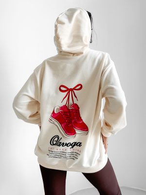 Bluza oversiz’owa OLAVOGA FLINT ecru