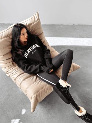 Śniegowce zamszowe damskie VITTY OLAVOGA czarne