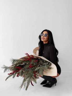 Bluzka damska OLAVOGA DREAMSCAPE czarna