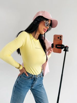 Bluzka damska OLAVOGA FERON żółta