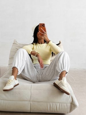 Bluzka damska OLAVOGA MIRIAM żółta