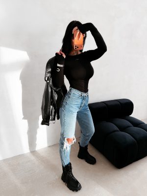 Bluzka damska OLAVOGA NELA czarna