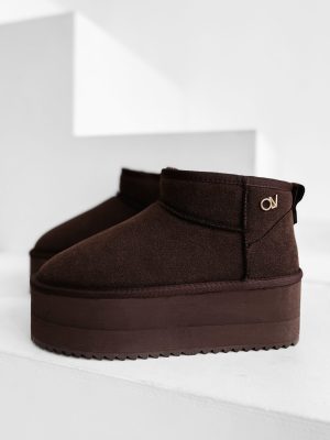 Buty damskie OLAVOGA MISTY czekoladowe