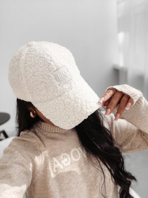 Czapka z daszkiem  OLAVOGA SAAL ecru