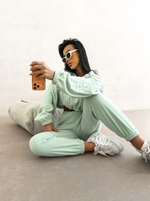 Komplet damski OLAVOGA COZIER miętowy