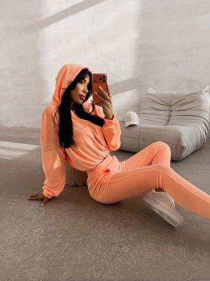 Komplet damski OLAVOGA HANDIES koralowy