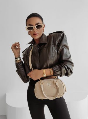 Torebka damska OLAVOGA FORBIDDEN  beżowa